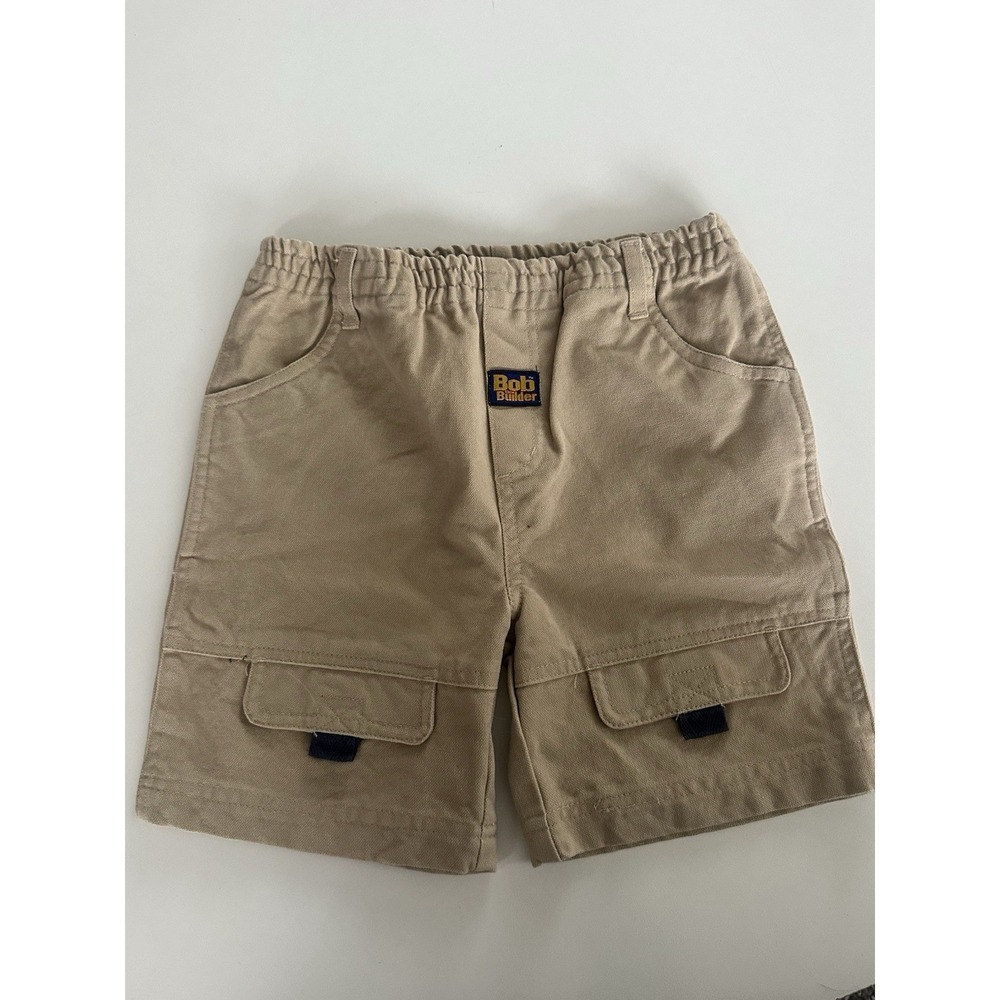 VTG Bob the Builder Khaki‎ Construction Toddler Shorts 4T